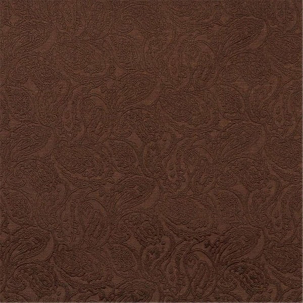 Designer Fabrics 54 in. Wide Brown- Paisley Jacquard Woven Upholstery Grade Fabric E578 - main